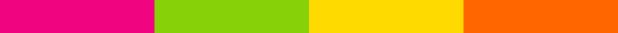 bandeau loragro quatres couleurs : rose vert jaune orange 3
